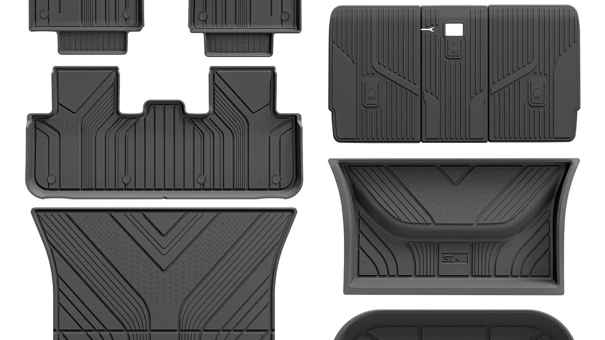 3W Liners all-weather floor mats and trunk liner for Tesla